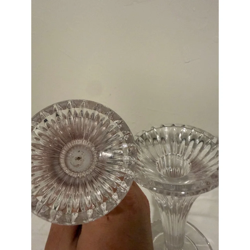 Waterford Crystal Candlestick Pair Home 6.25